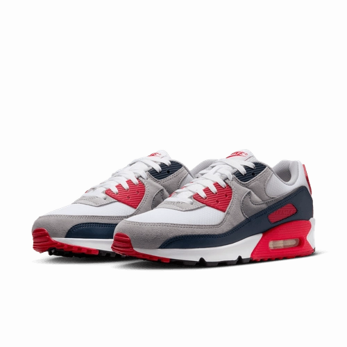 Nike Most Expensive Shoe Nike "Air Max 90" M - White / Cool Grey / University Red