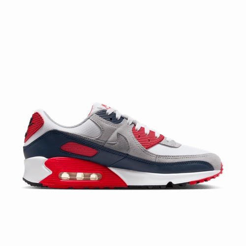 Nike Nurse Shoes Nike "Air Max 90" M - White / Cool Grey / University Red