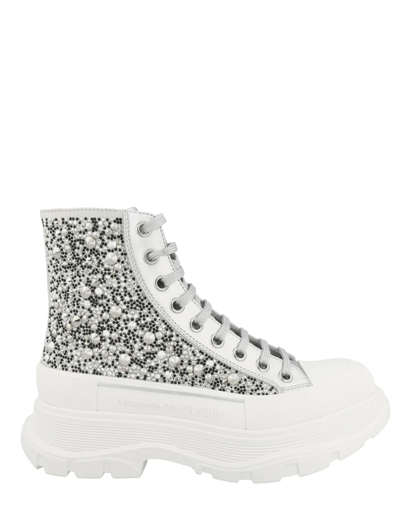 Tread Slick Crystal Lace-Up Boots Telfar Boots