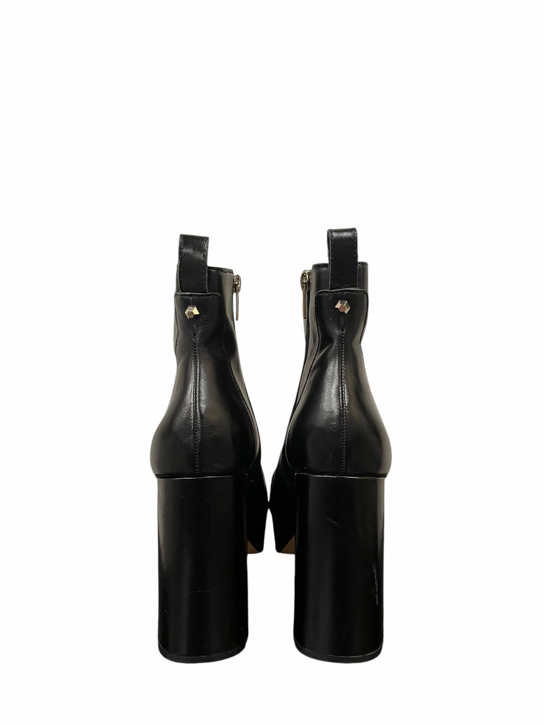 Insulated Western Boots Boots Ankle Heels By Vince Camuto In Black, Size: 9