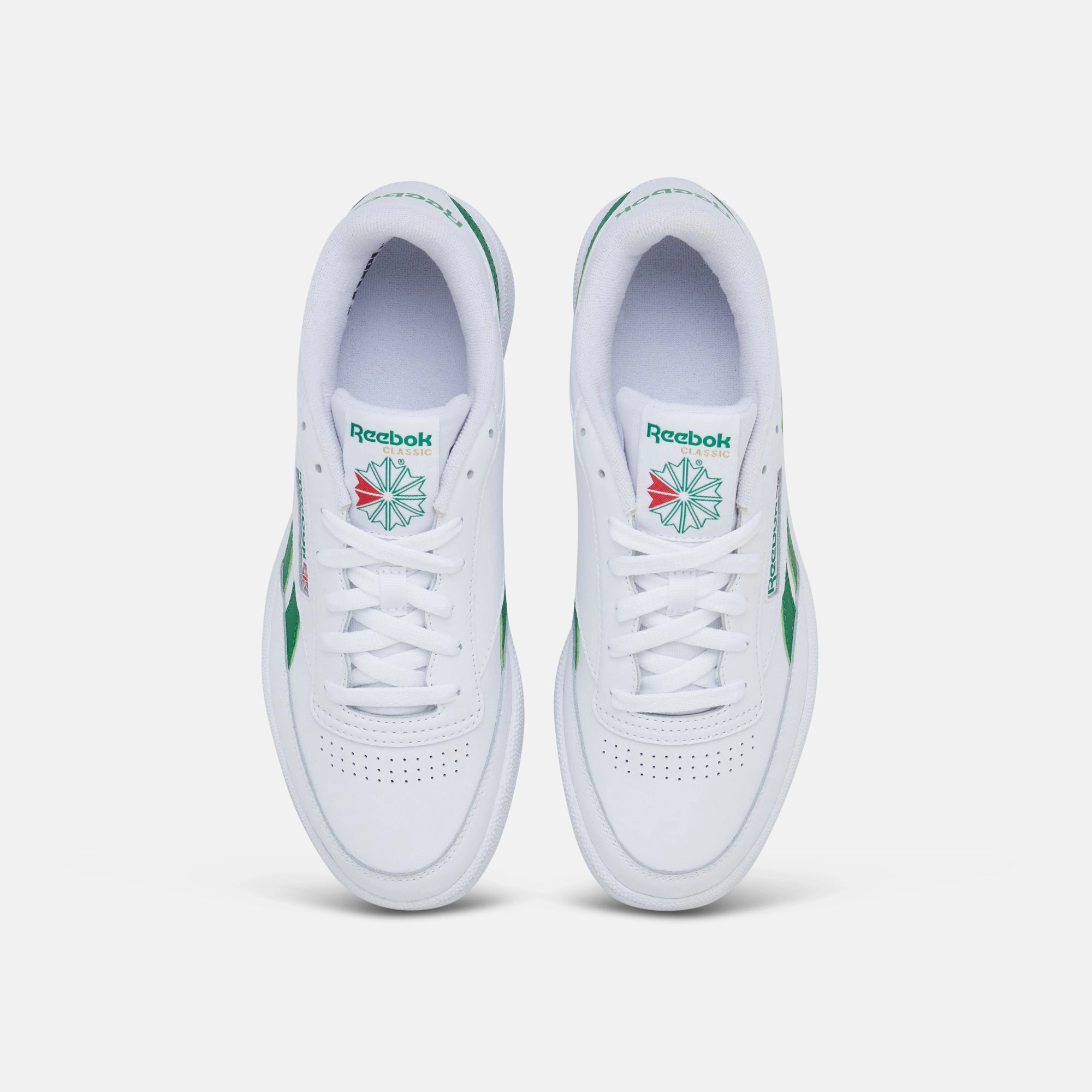 Club C Revenge White/Glen Green/White Casual Diabetic Shoes