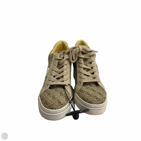 Gel Gt-2160 Casual Shoes Shoes Heels Wedge By Guess In Gold, Size: 6