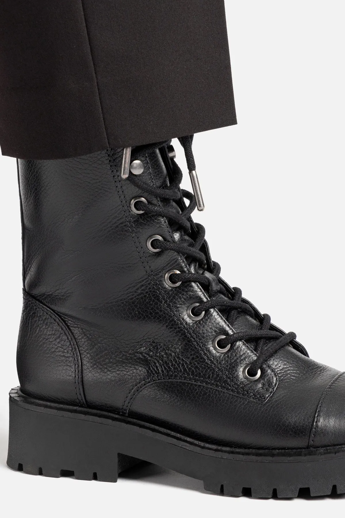 Trinity Boot In Black Leather Ll Bean Hiking Boots