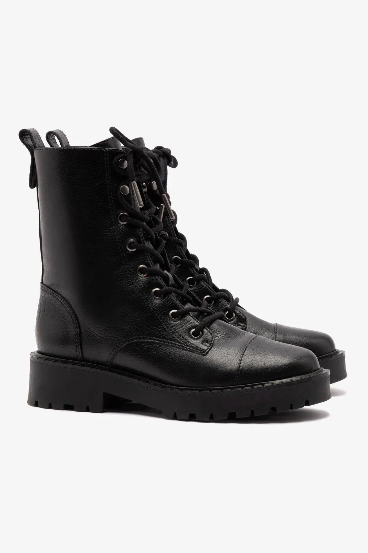Hisea Boots Trinity Boot In Black Leather