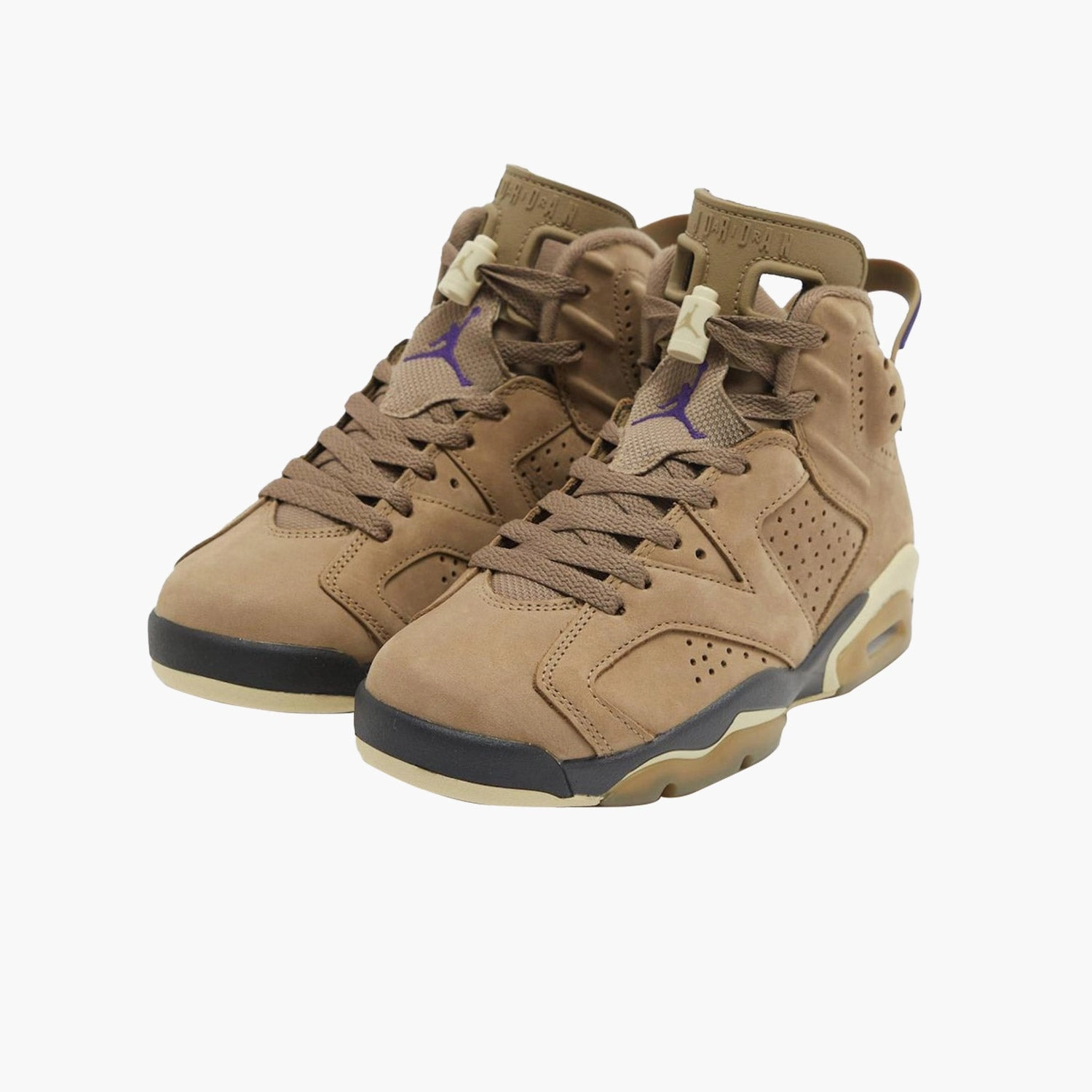 Women's Air Jordan 6 Retro Gore-Tex "Brown Kelp" Sock Sneakers
