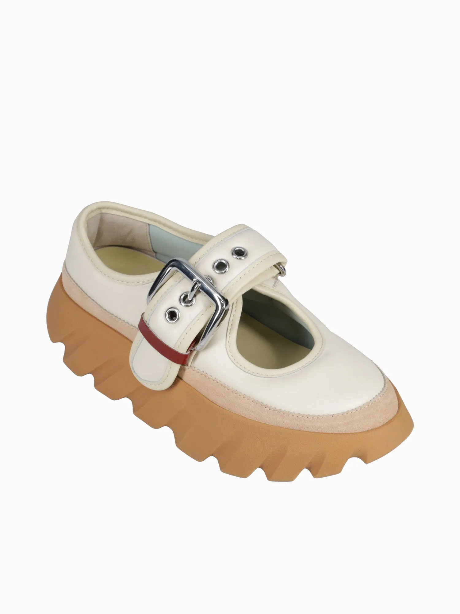 Tura Maya Ivory Leather Best Casual Shoes Brands