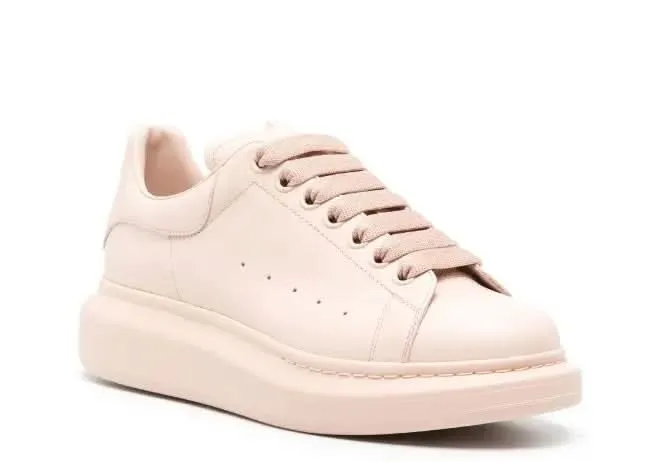 Good Sneakers For Flat Feet Alexander McQueen Oversized tonal leather sneakers