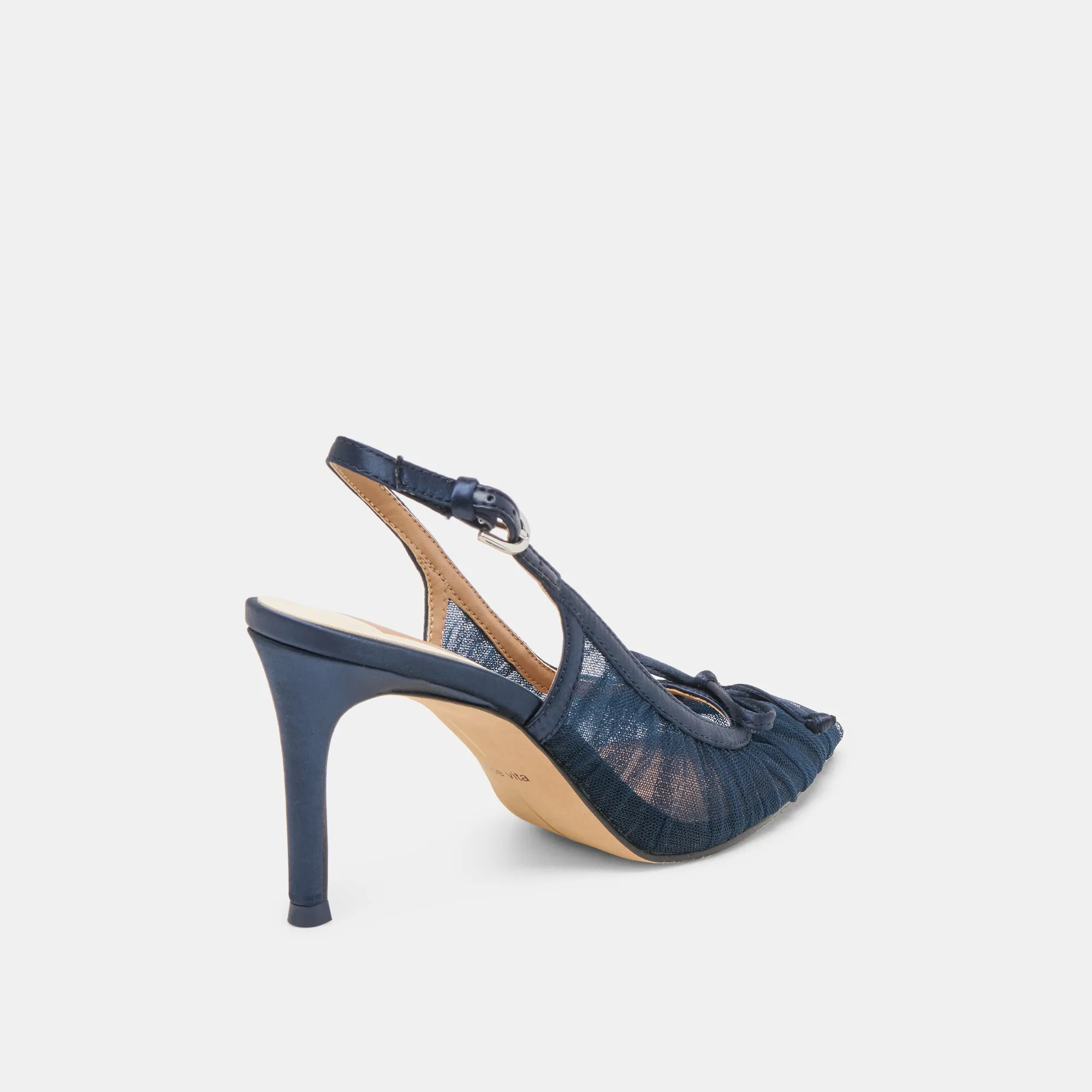 High Heels With Butterfly Wings YELA HEELS NAVY TULLE