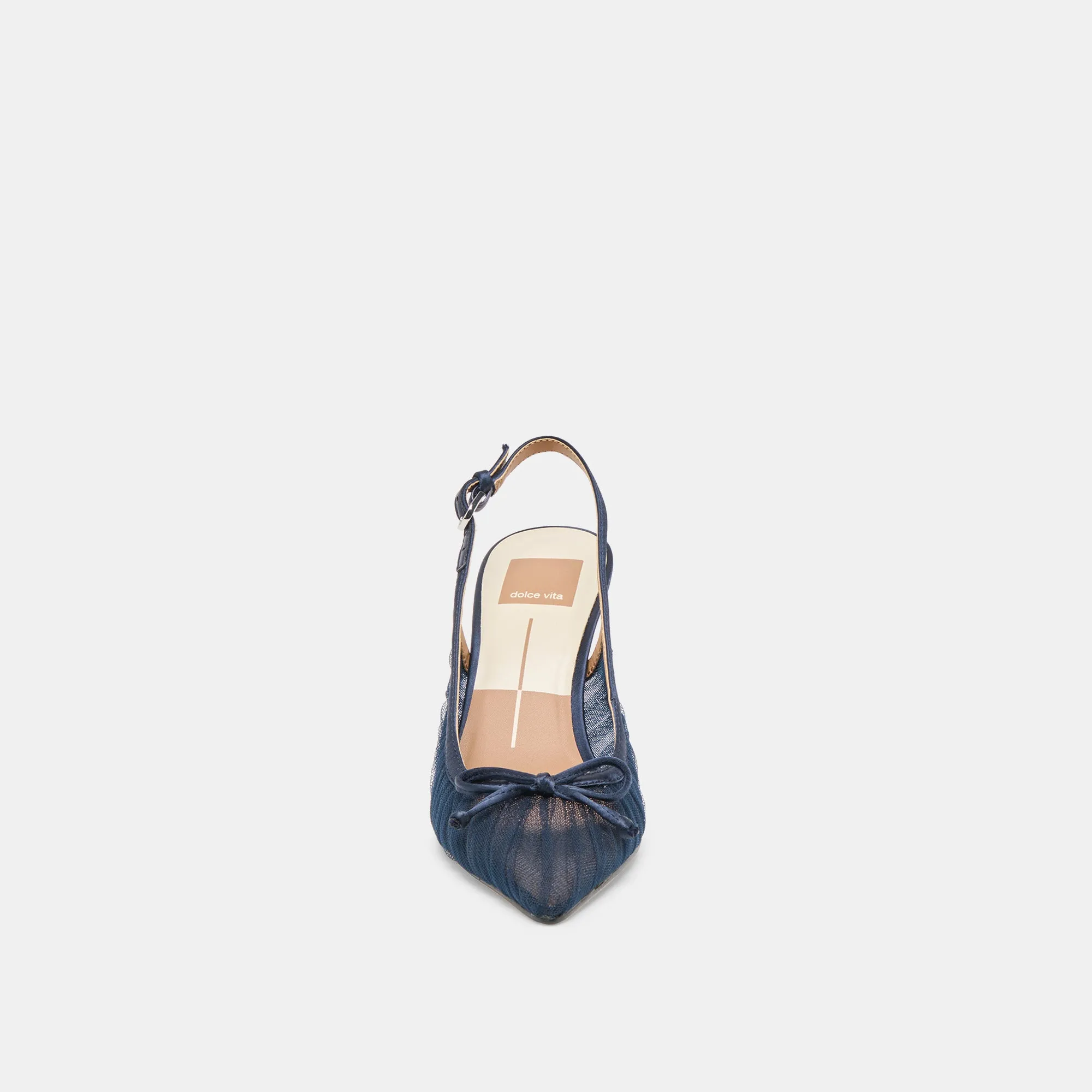 YELA HEELS NAVY TULLE High Heels Definition
