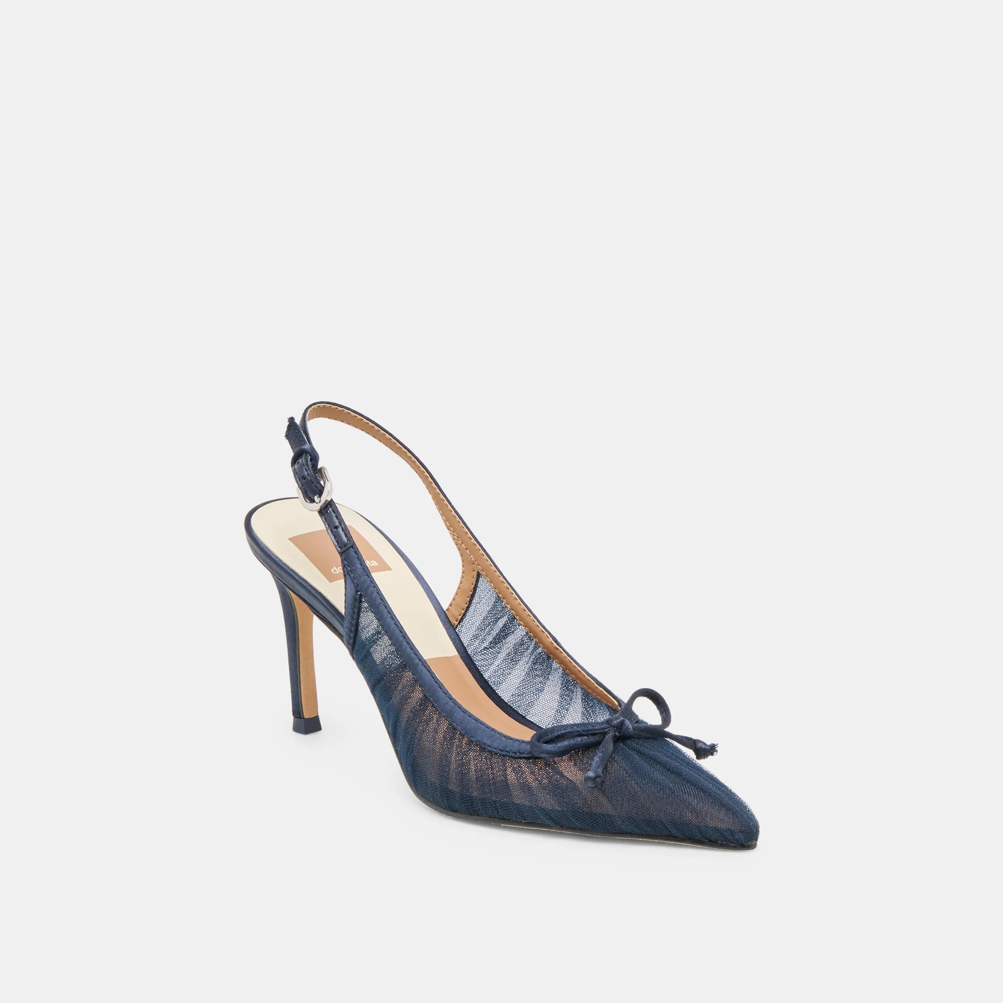 YELA HEELS NAVY TULLE High Heels Selfies