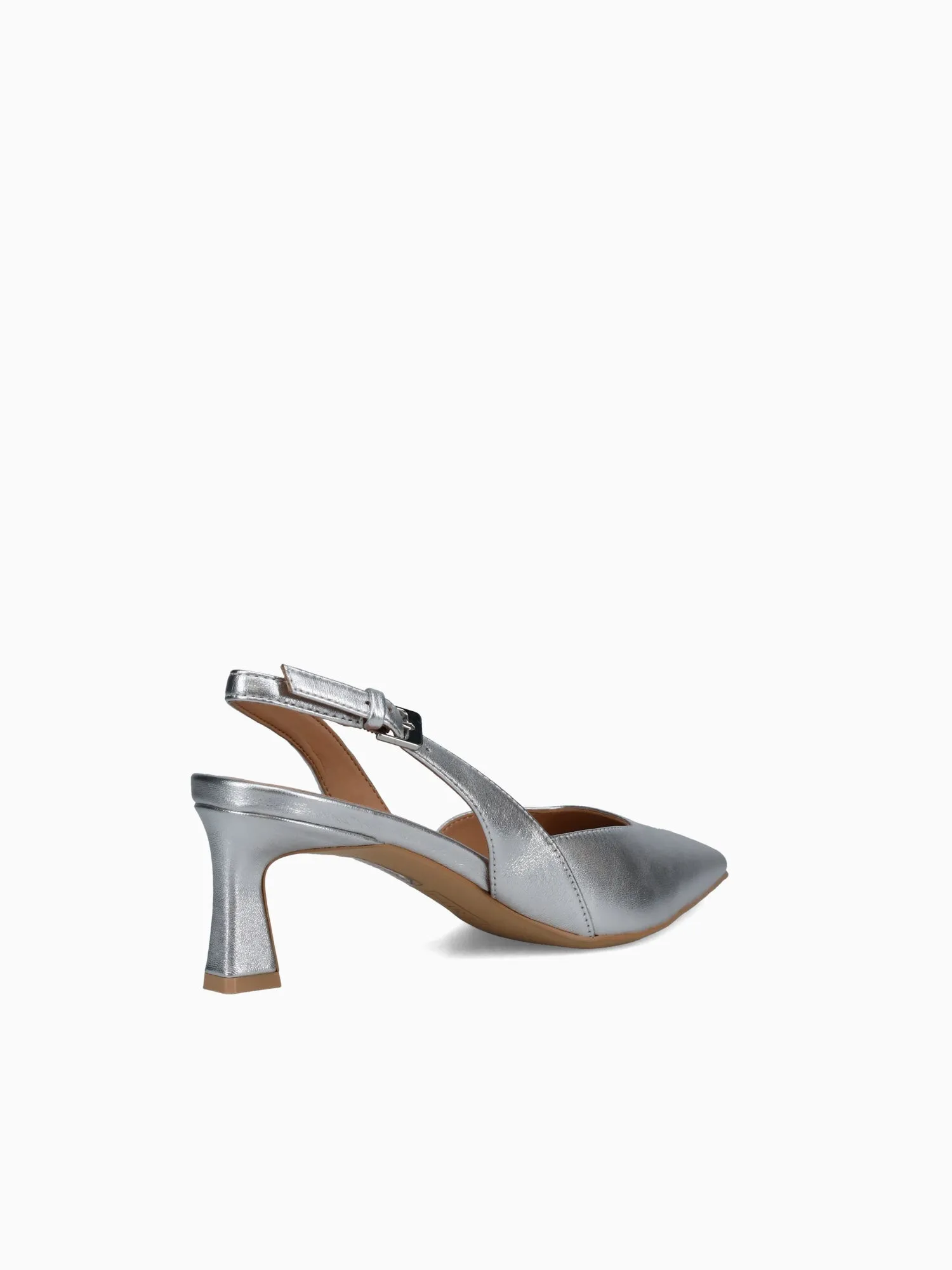 Riding Casual Shoes Dalary Silver Leather