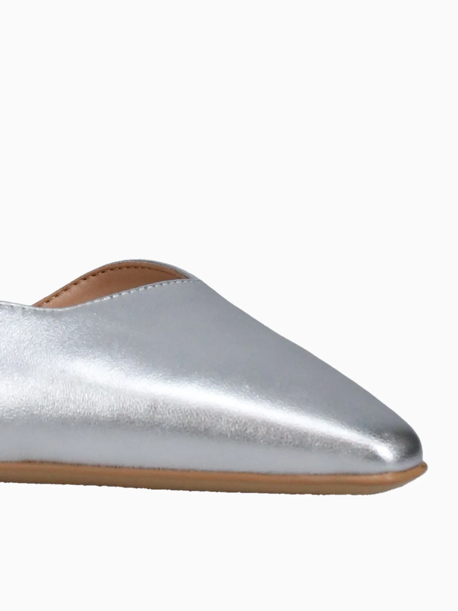 Must Have Casual Shoes Dalary Silver Leather