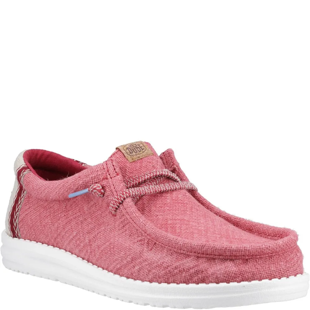 HEYDUDE Wally Jute Shoes Big Casual Shoes