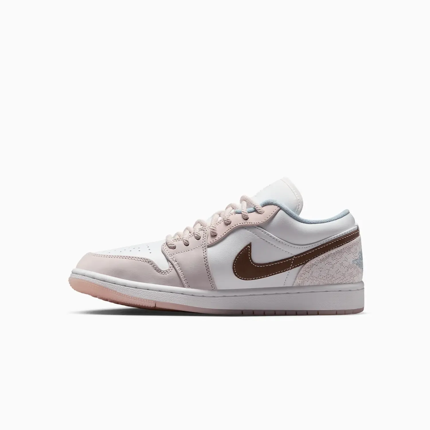 Women's Air Jordan 1 Low "Light Soft Pink" High Heeled Sneakers