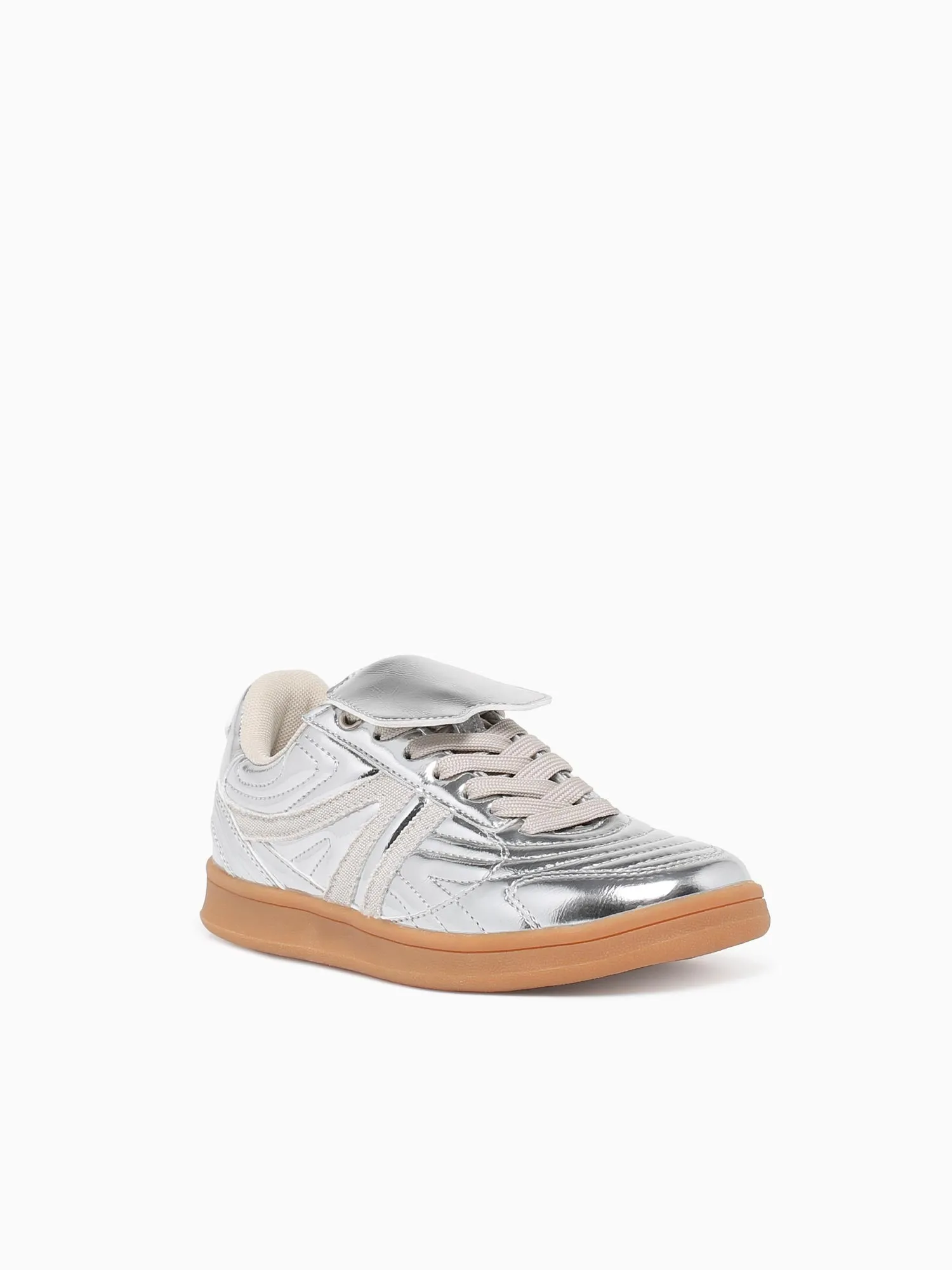 Travel Fox Casual Shoes Madrid Silver Metallic