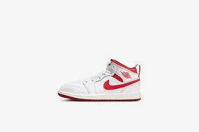 Deion Sanders Sneakers Air Jordan "1 Mid" PS - White / Lobster-Dune Red / Sail