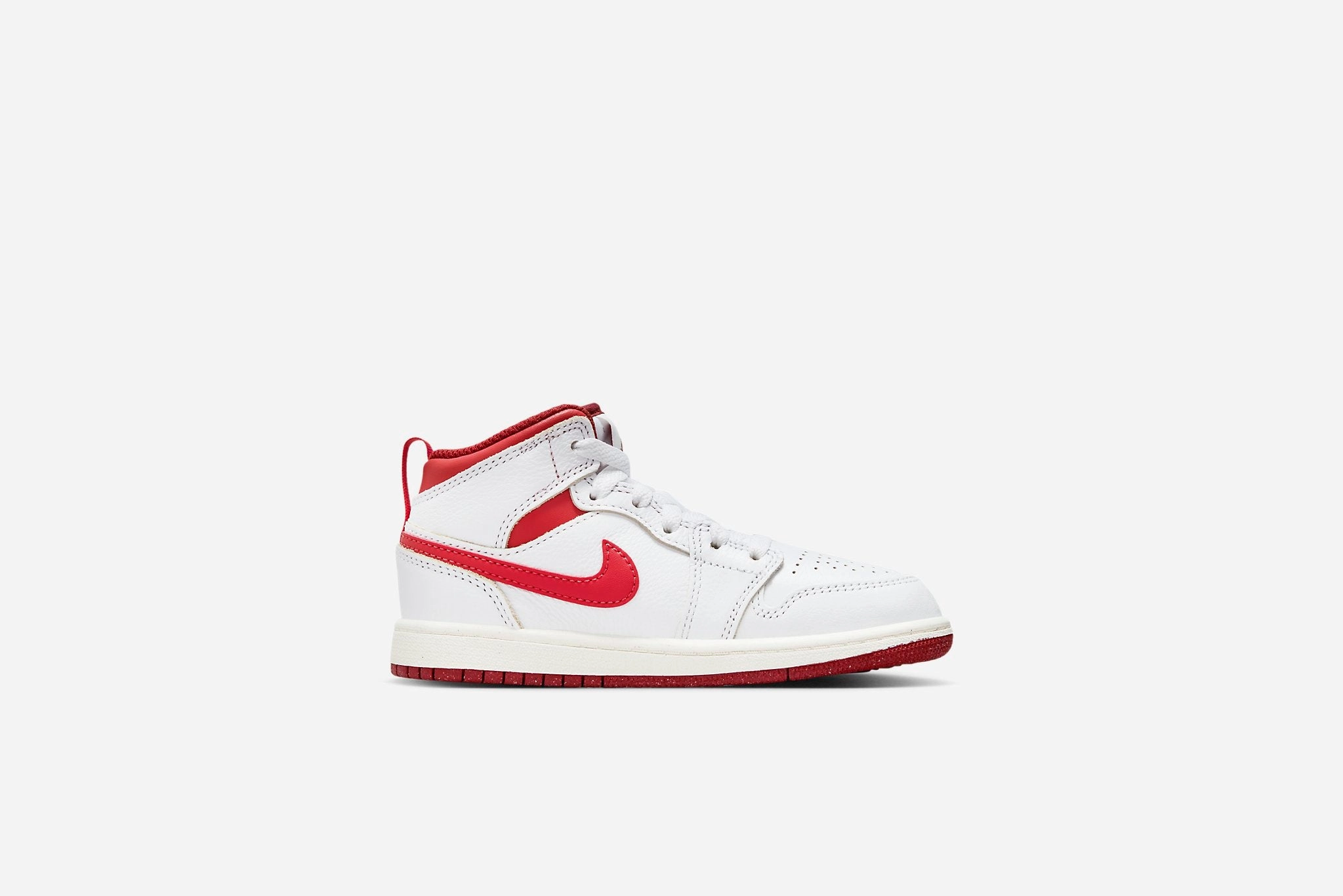 Sneakers For Standing Air Jordan "1 Mid" PS - White / Lobster-Dune Red / Sail