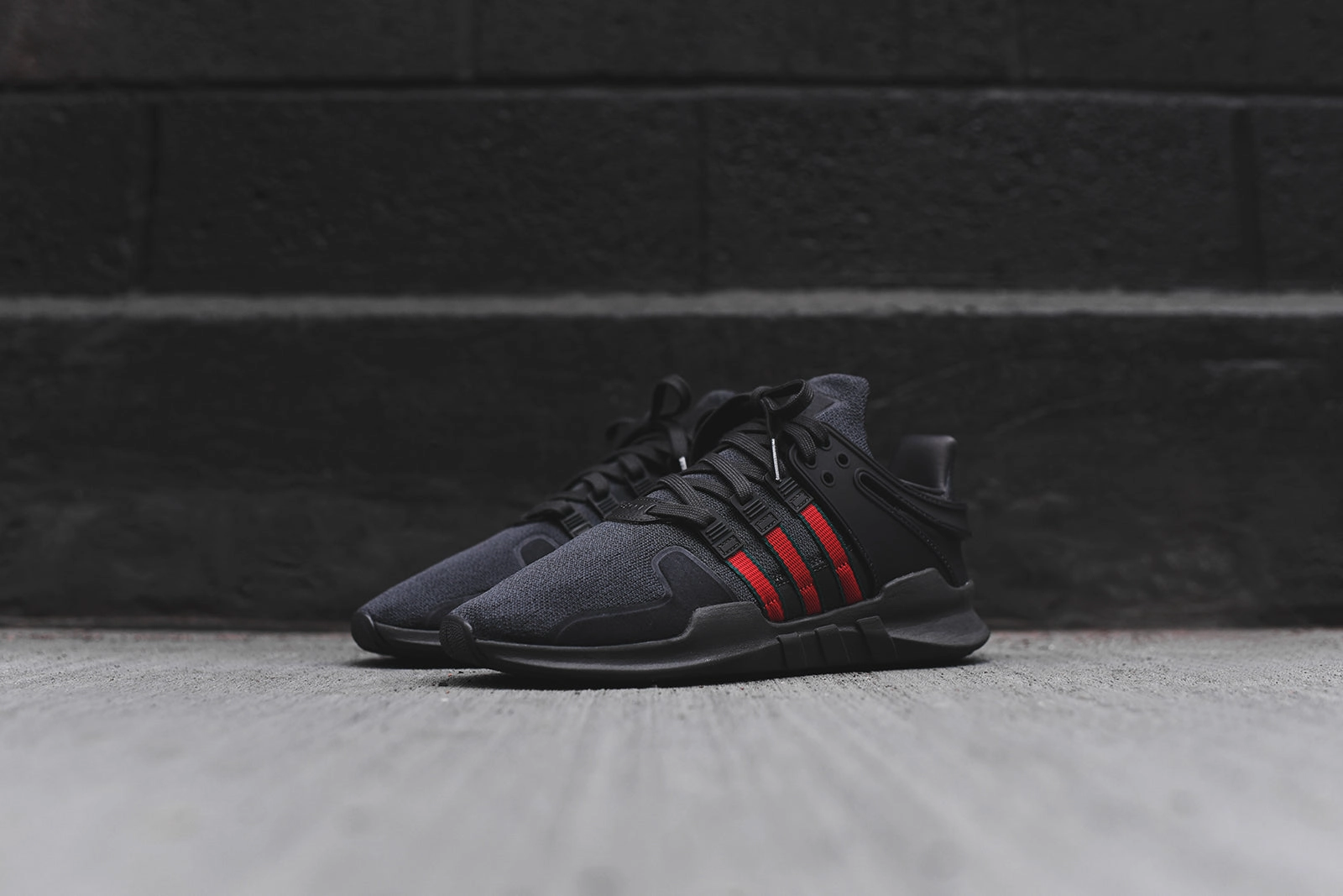 Adidas Shoes Glow In The Dark adidas Originals EQT Support ADV - Black / Red