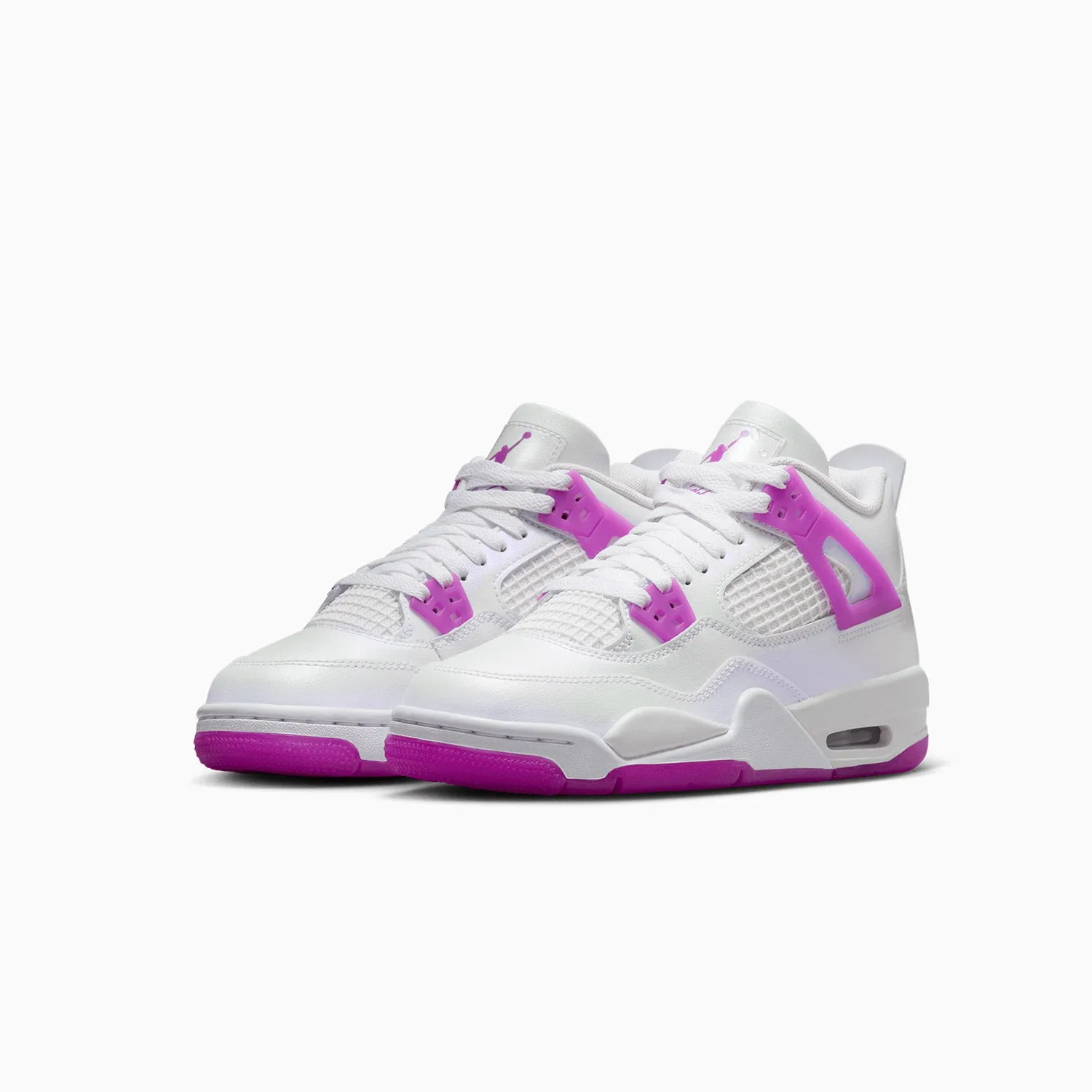 Kid's Air Jordan 4 Retro "Hyper Violet" Grade School Donald Trump Sneakers