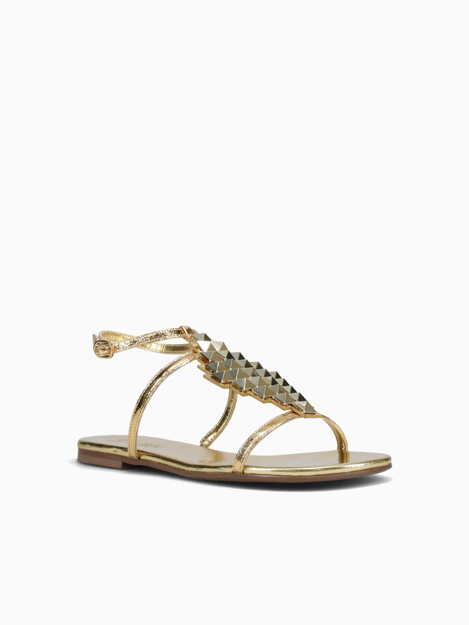 Jeremy Casual Shoes Tianna Gold Metal Bala