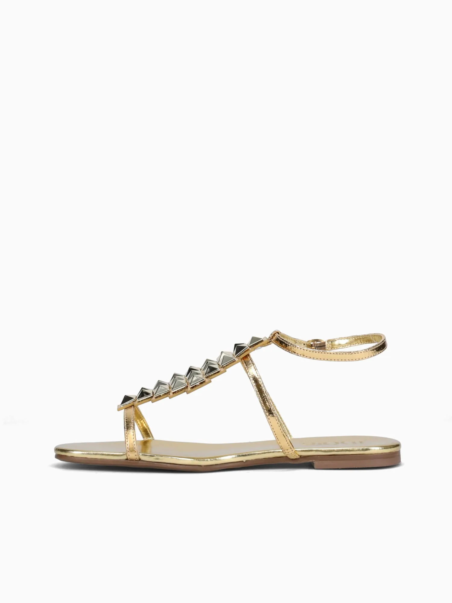 Different Types Of Casual Shoes Tianna Gold Metal Bala