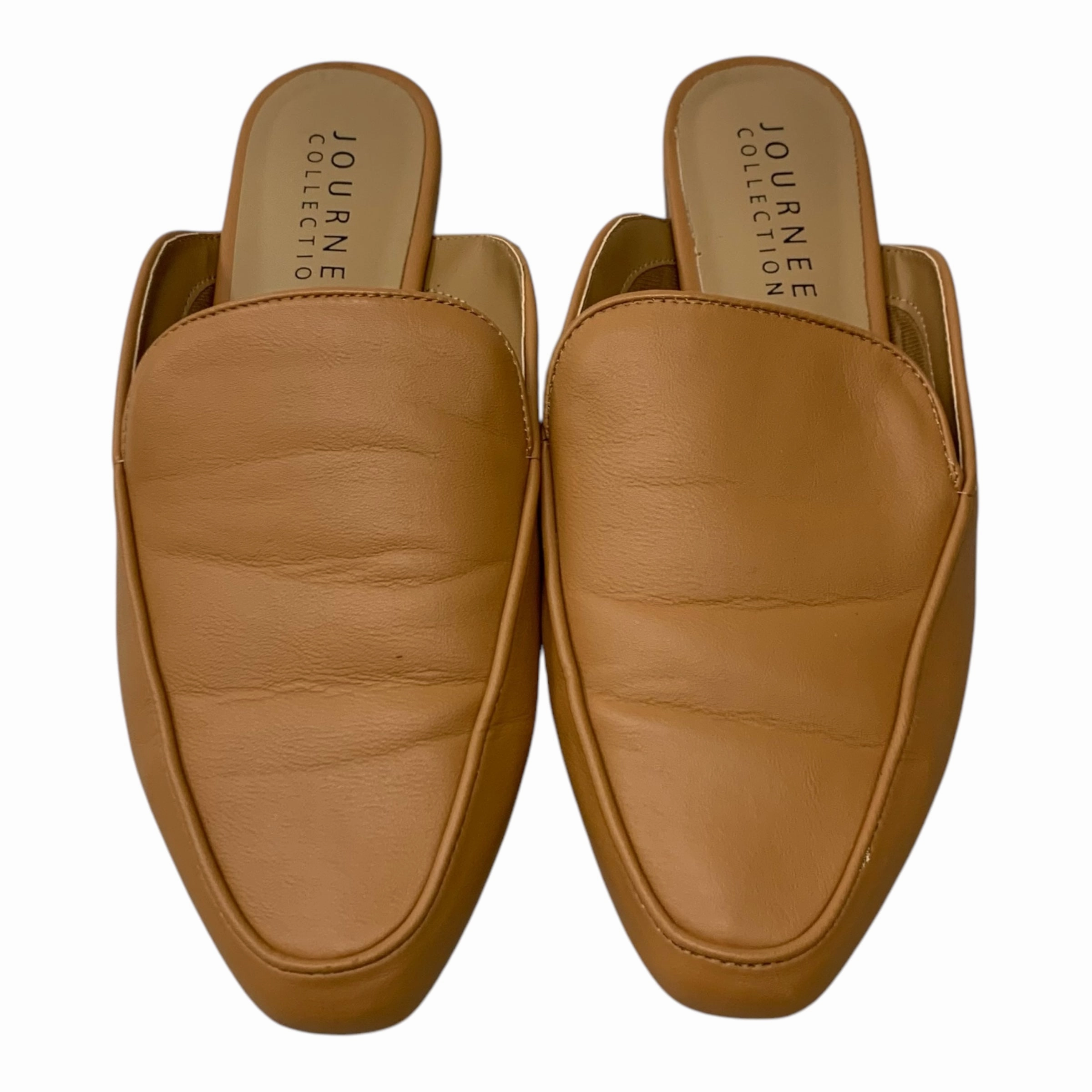 Shoes Flats By Journee In Brown, Size: 8.5 Emergency Flat Shoes