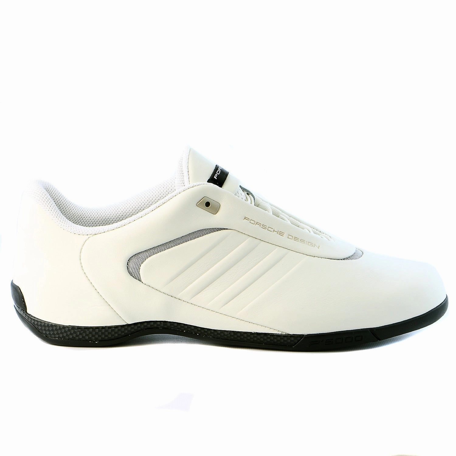 Adidas Shoes Casual Porsche Design Athletic III Leather Sneaker Shoe - White VaPour/White VaPour/Black - Mens