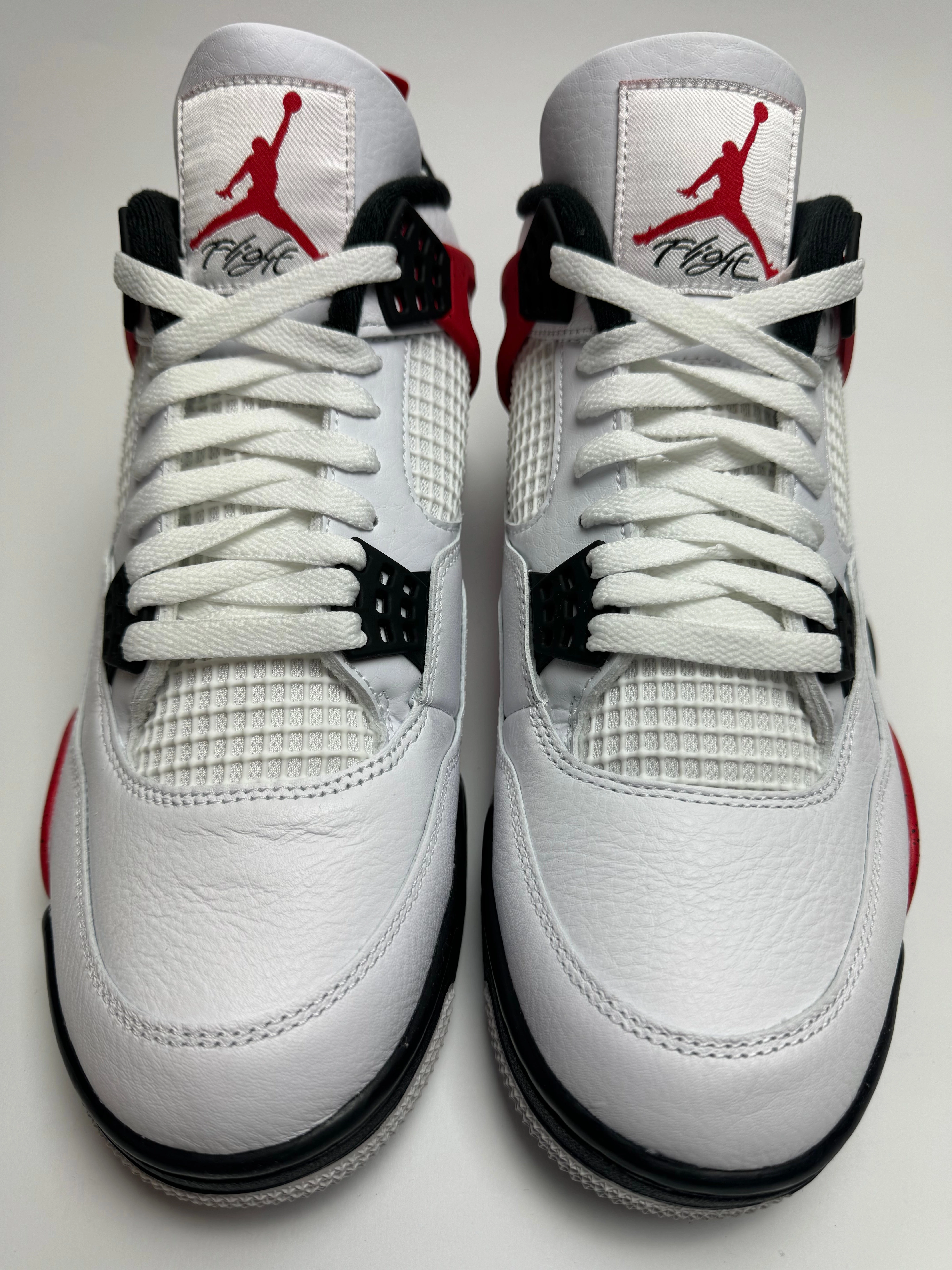 Air Jordan 4 "Red Cement" Wedge Heel High Top Sneakers