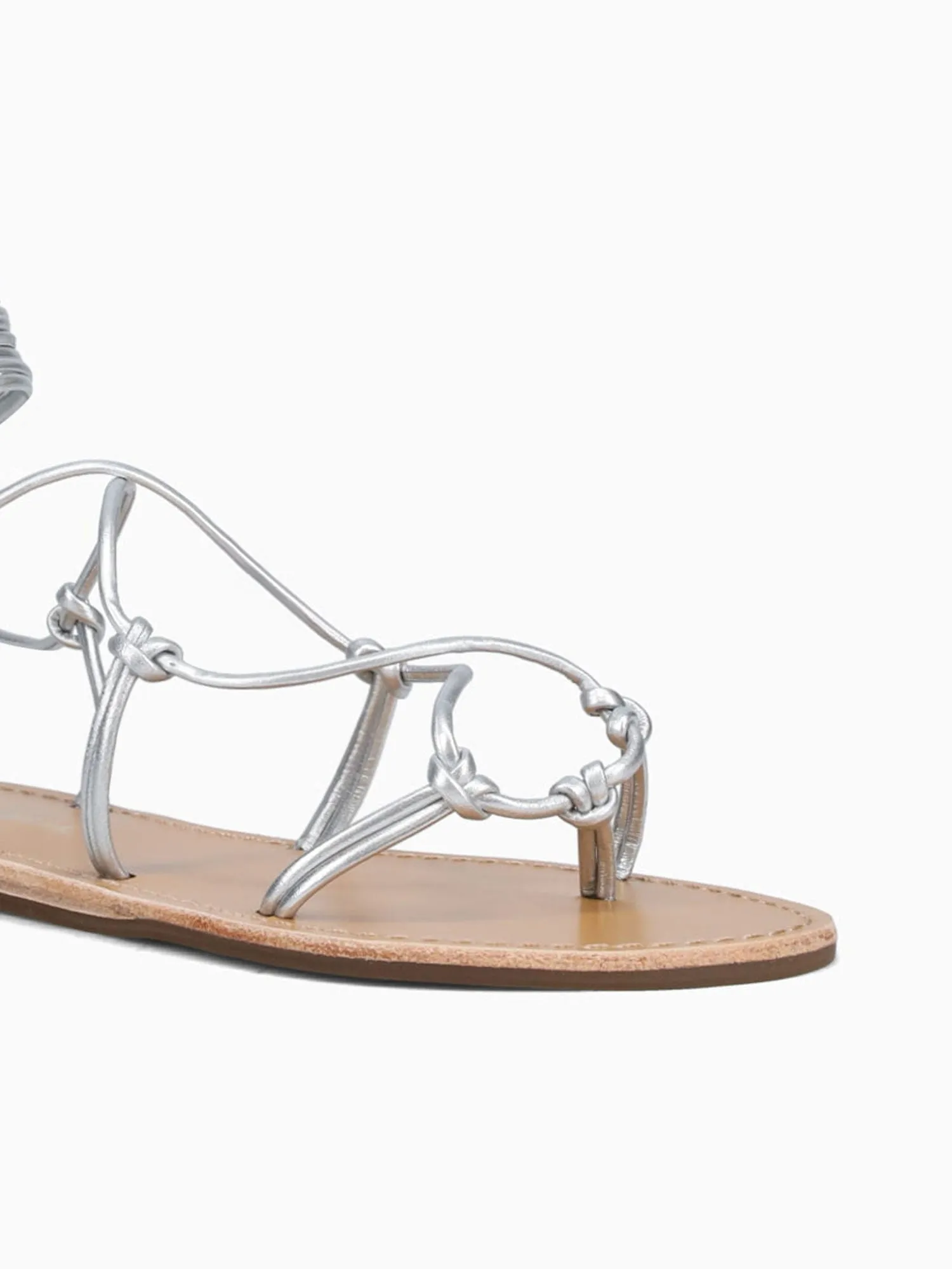 Rolete Silver Leather Celebrity Casual Shoes