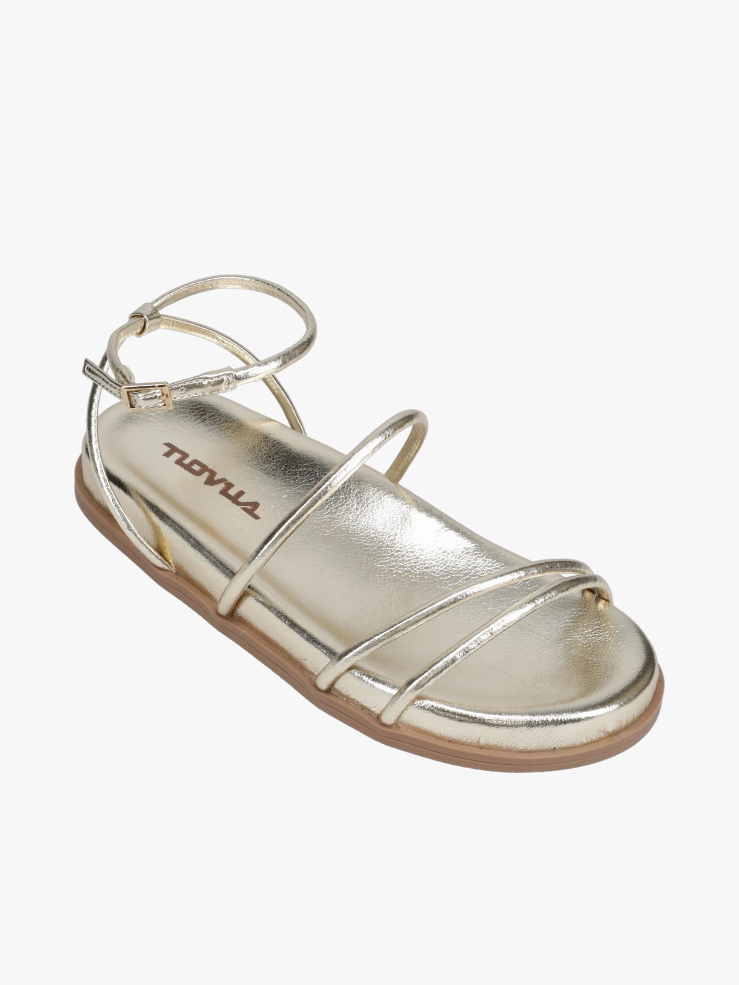 All Weather Casual Slip On Shoes Kari Light Gold Metallic