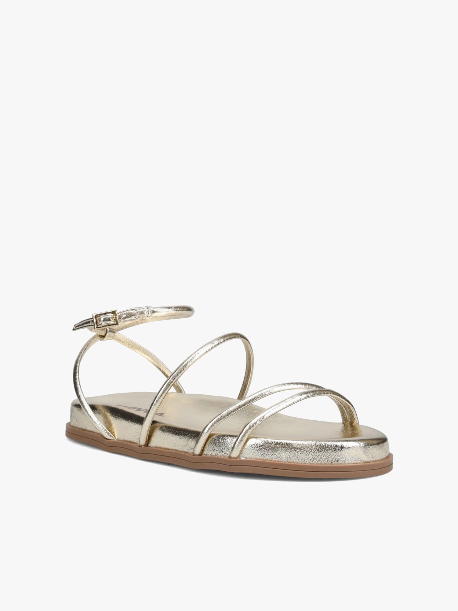 Kari Light Gold Metallic Casual Shoes To Kid