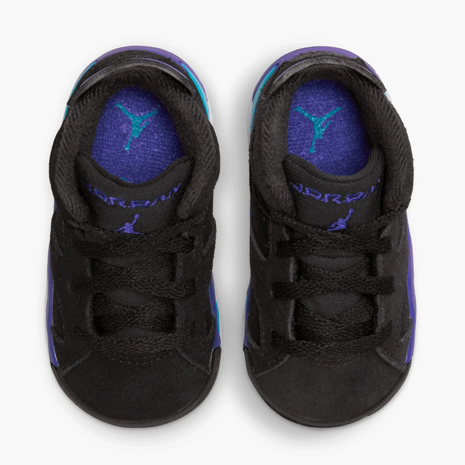 Kid's Jordan 6 Retro "Aqua" Toddlers Nba Players Sneakers