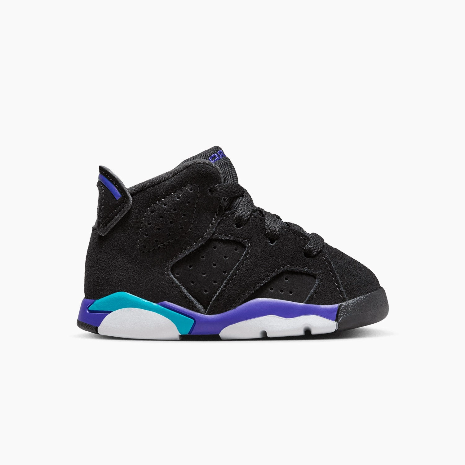 Kid's Jordan 6 Retro "Aqua" Toddlers All White Nursing Sneakers