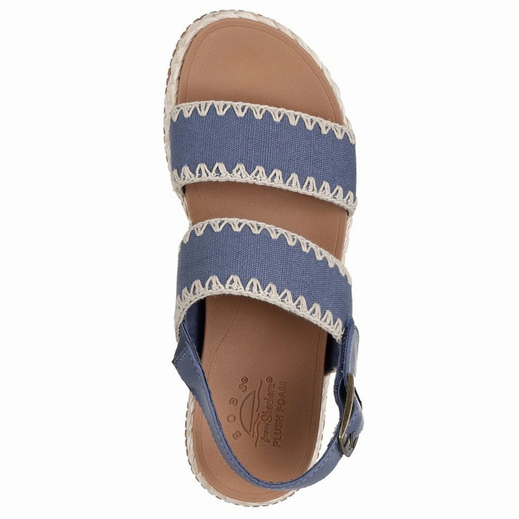 The Show Sandals Skechers Women's 114738 BOBS Stormy Kiss Secure Storm Slate Sandals