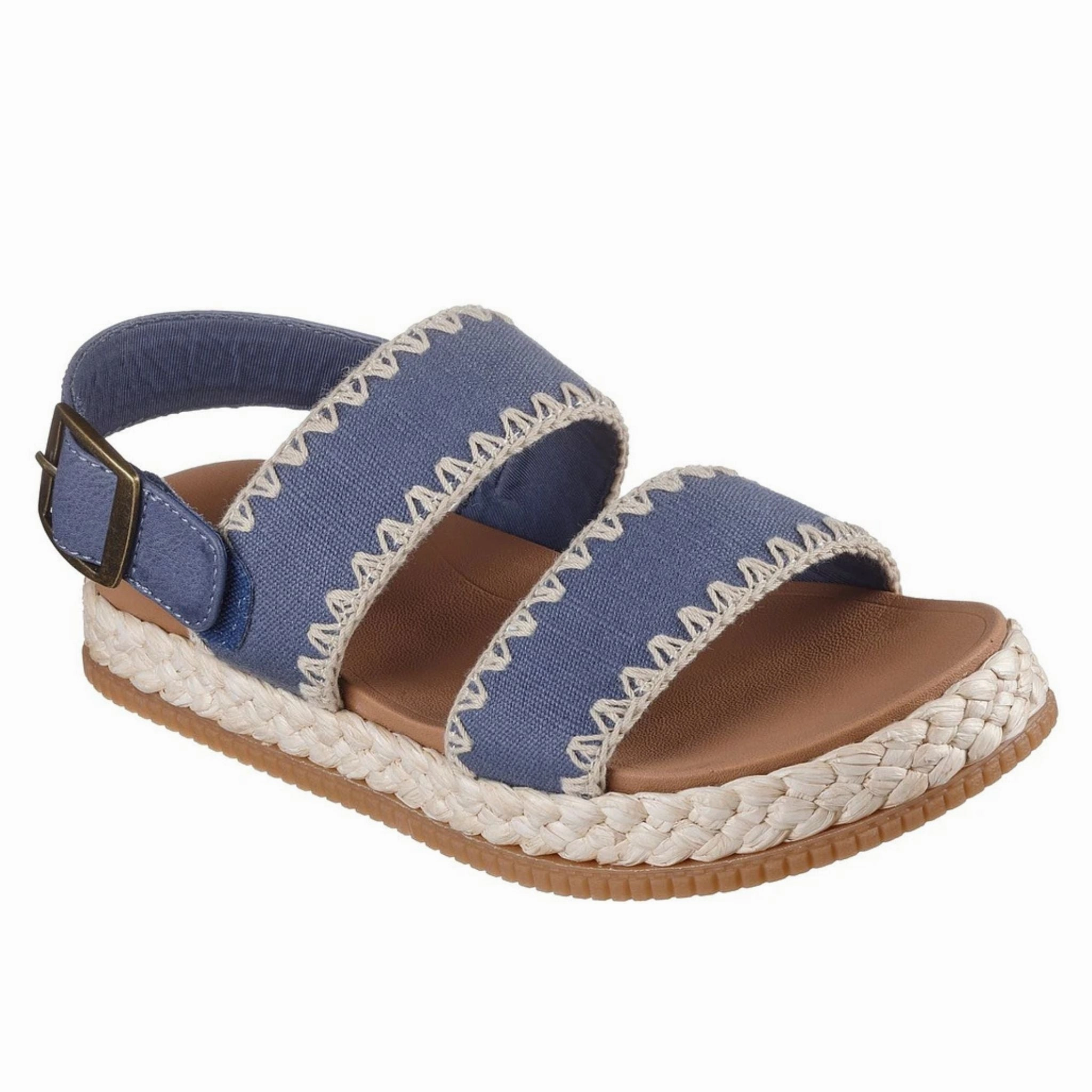 Easy Spirit Sandals Skechers Women's 114738 BOBS Stormy Kiss Secure Storm Slate Sandals