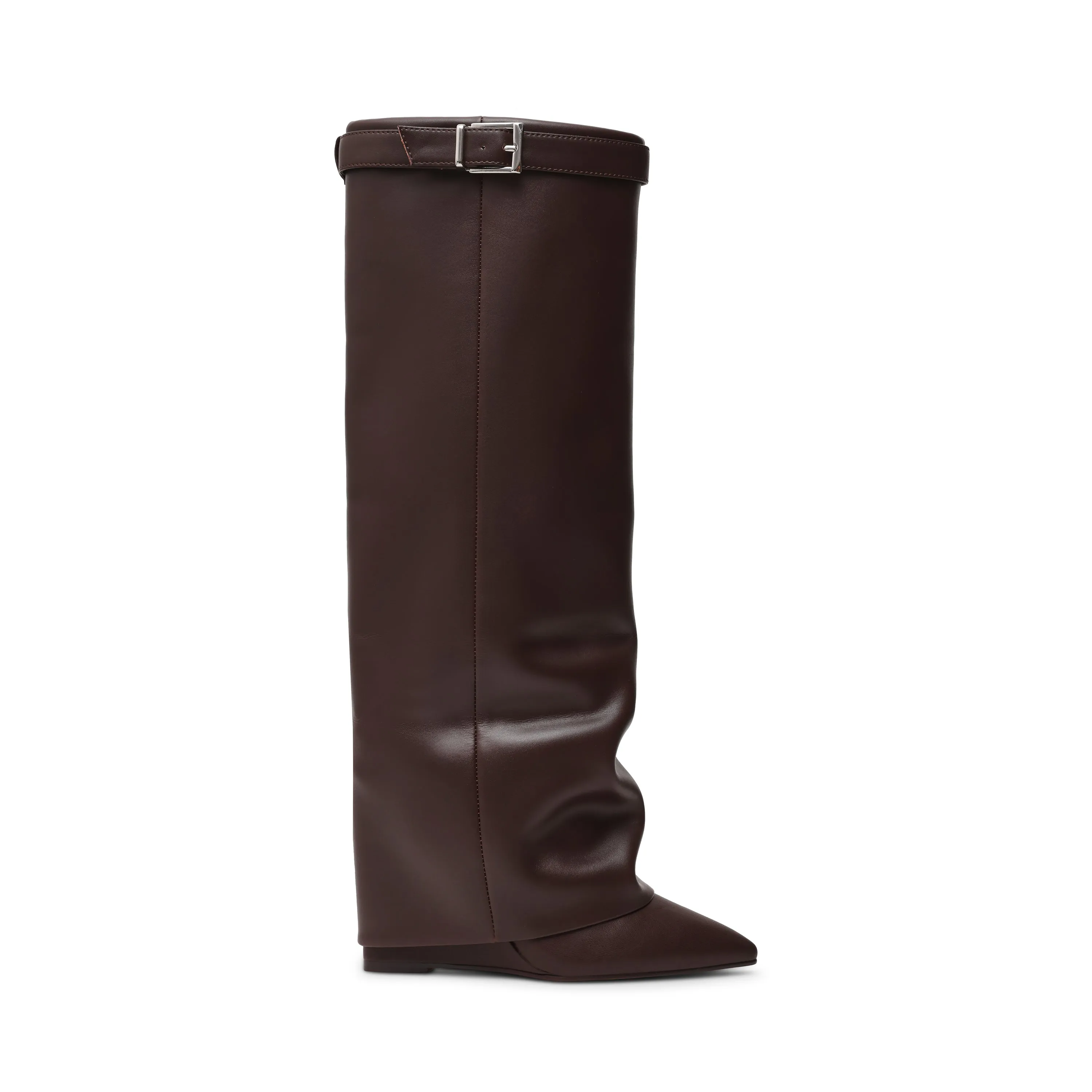 Corenne Boot GROUND COFFEE Leather Tie Up Boots