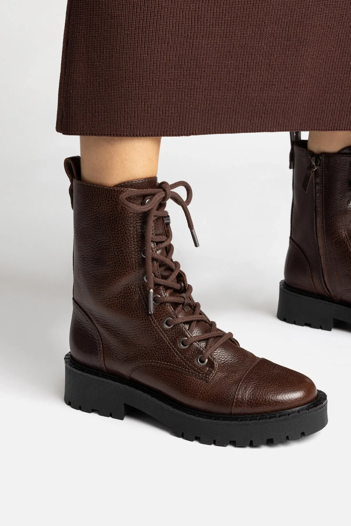 Baseball Boots Trinity Boot In Brown Leather