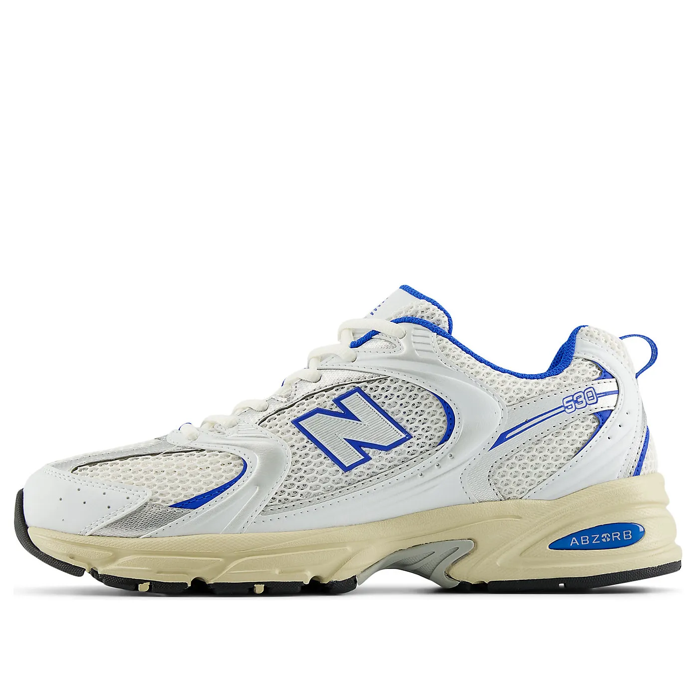 New Balance 530 White Blue Oasis New Balance Brown Running Shoes