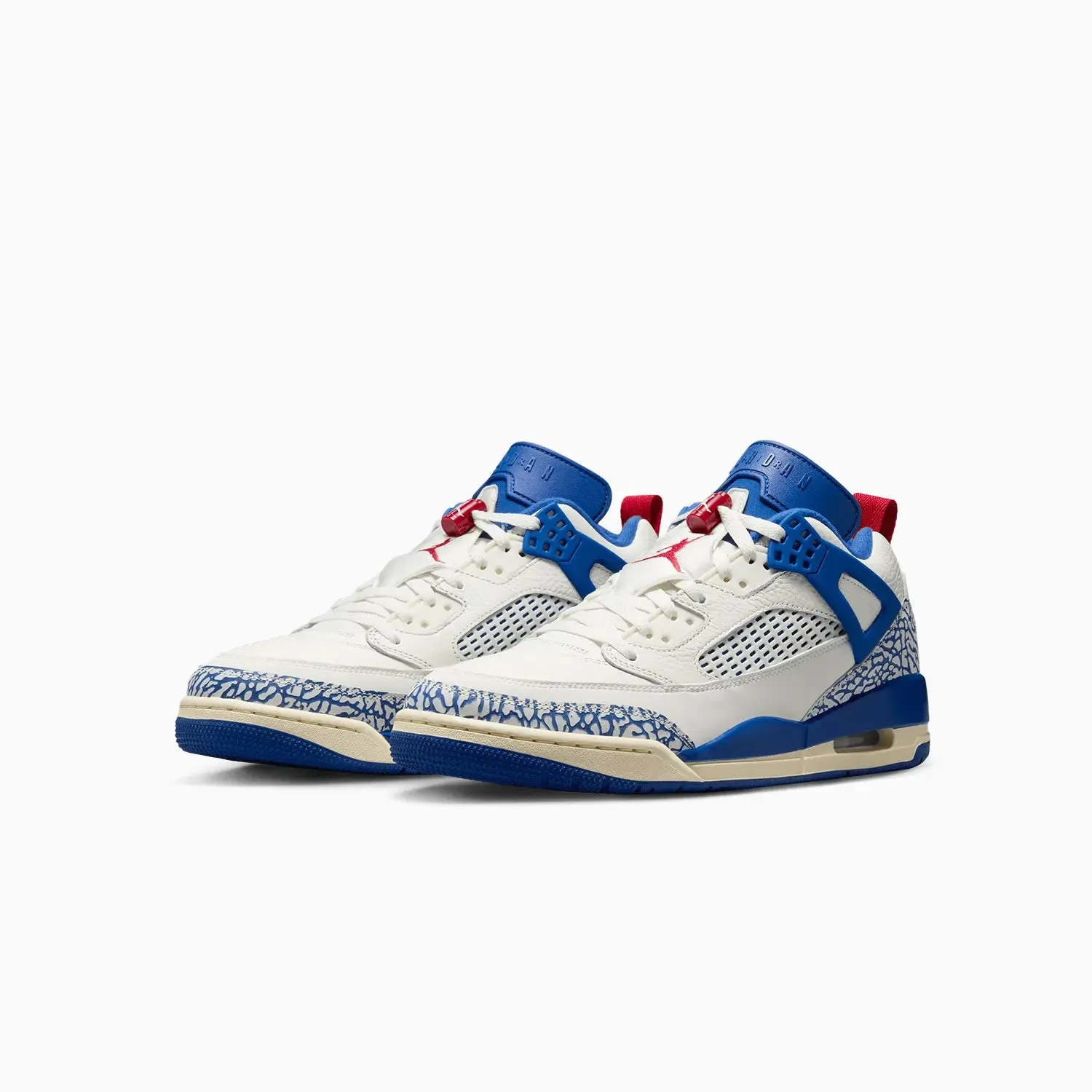 Men's Jordan Spizike Low "Storm Blue" Sneakers With Tights