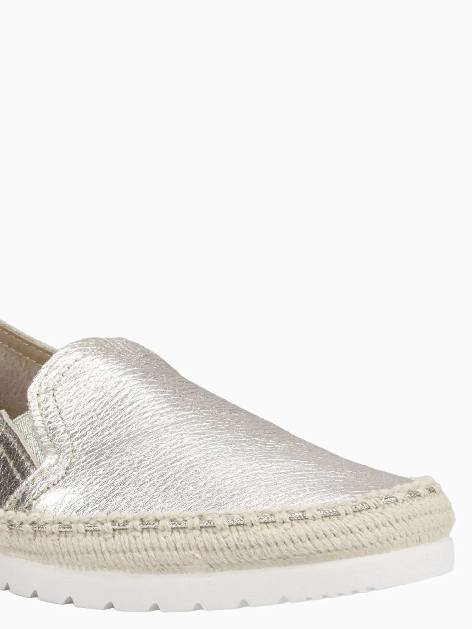 Nuria Oro Metal Leather Half Shoe For Mens Casual