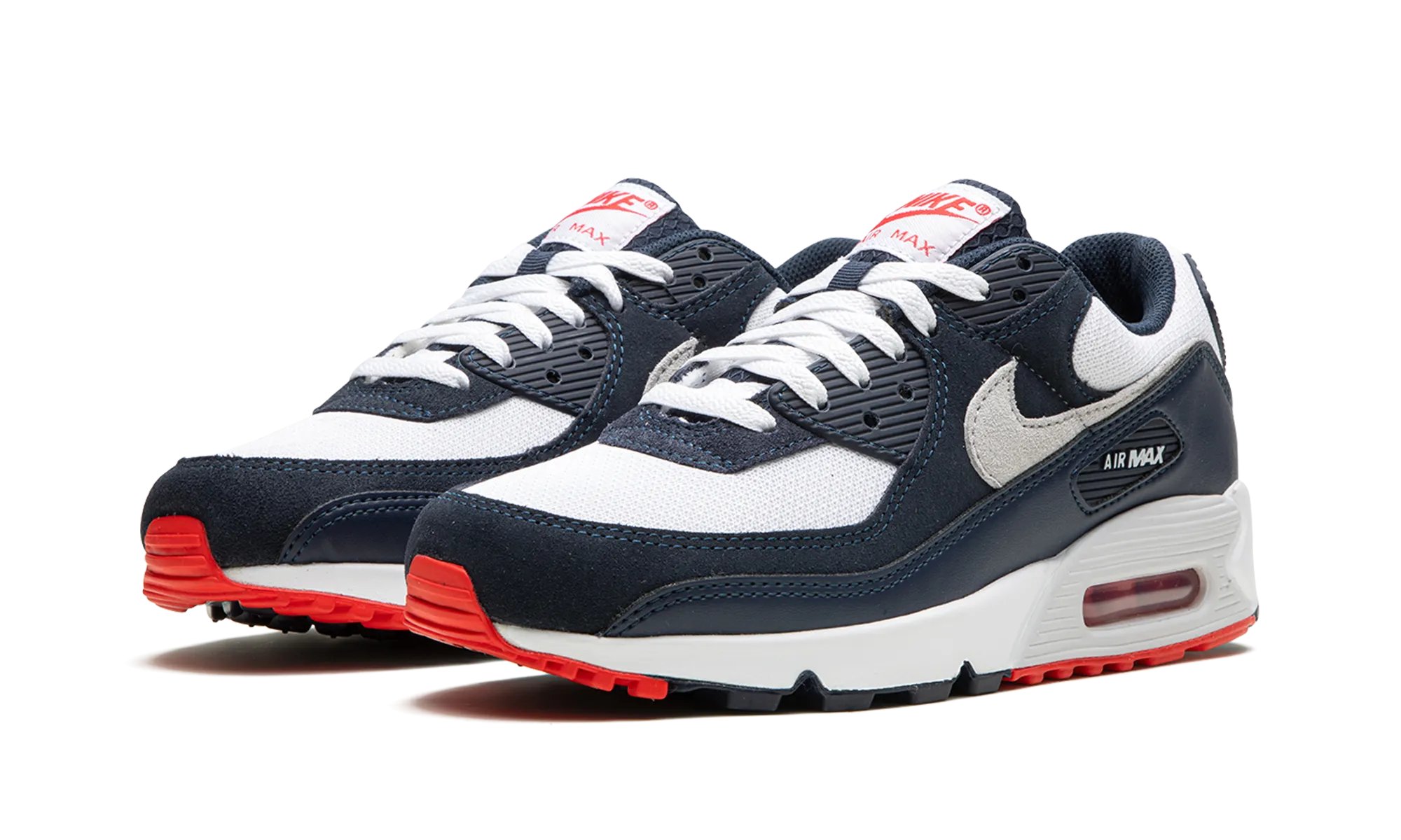 Preschool Nike Shoes Air Max 90 "Navy / Crimson"