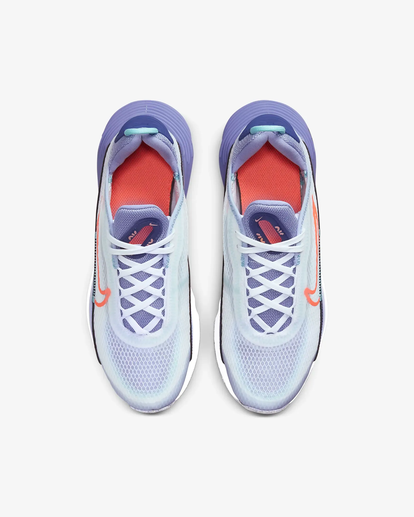Nike Kid's Air Max 2090 SE Shoes - White / Dark Purple Dust / Light Thistle / Bright Mango Nike Personalized Shoes