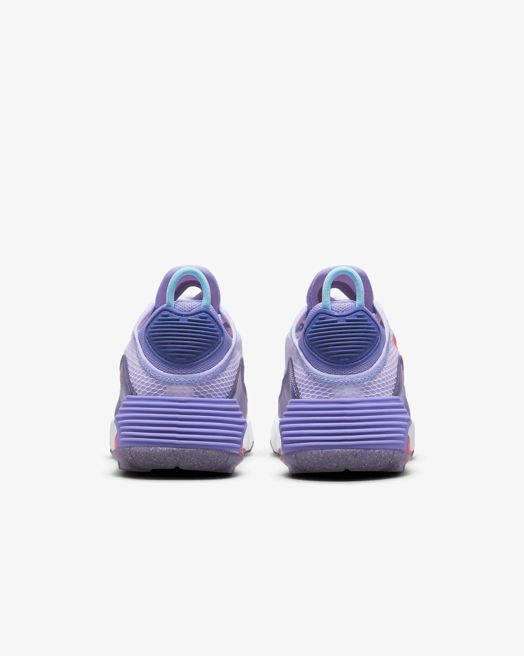 Nike Kid's Air Max 2090 SE Shoes - White / Dark Purple Dust / Light Thistle / Bright Mango Prefontaine Nike Shoes