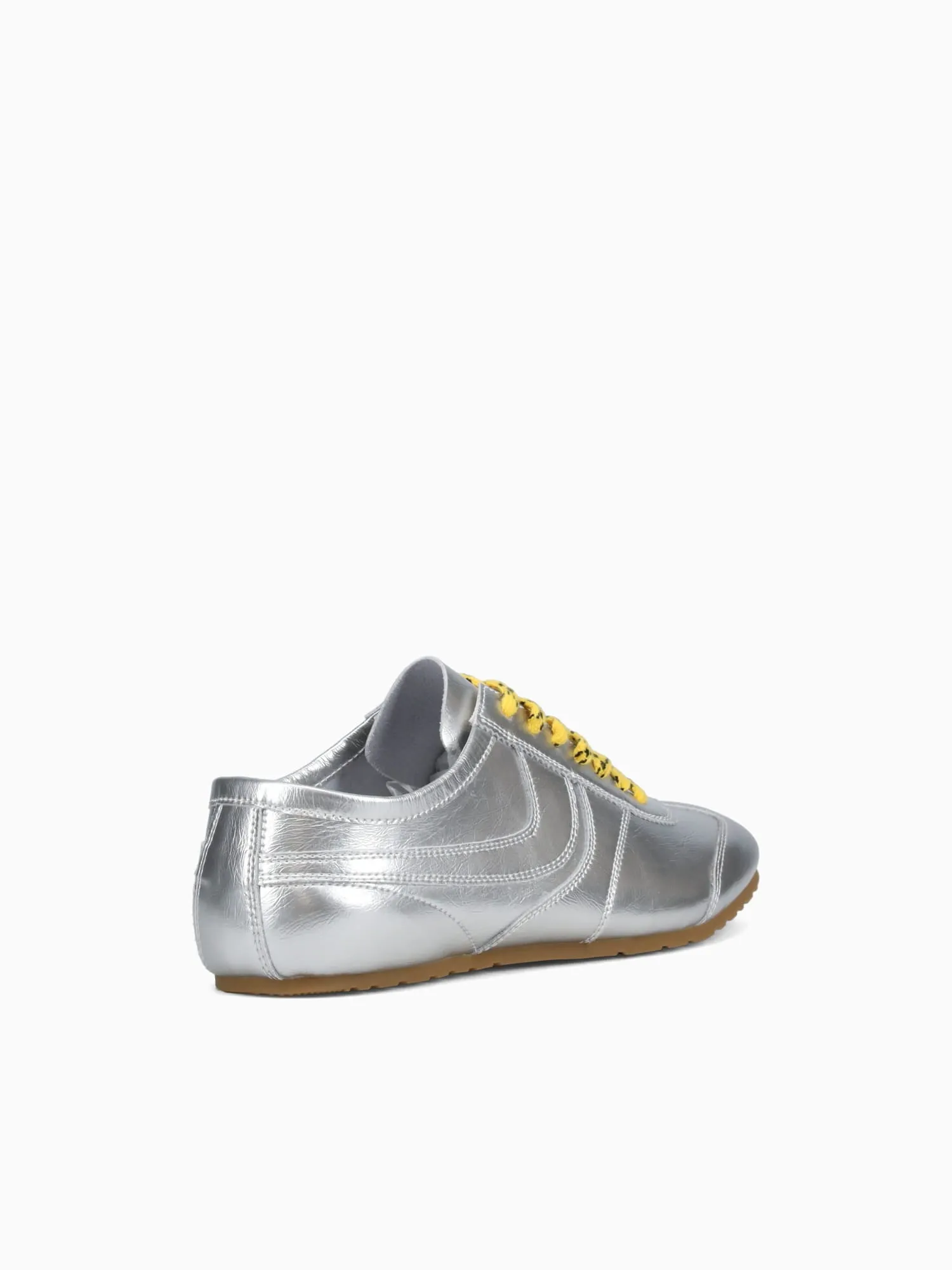Casual Shoes On Becca Silver Action Leather