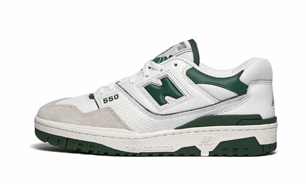 New Balance 550 White Green New Balance 990v3 Brown