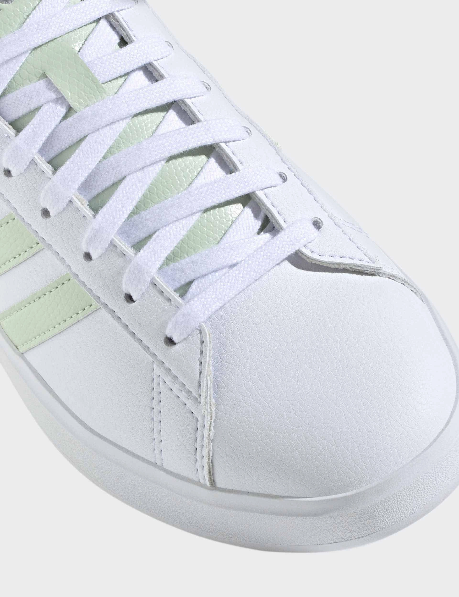 Business Casual Sport Shoes Grand Court 2.0 Shoes - Cloud White/Linen Green/Matte Silver