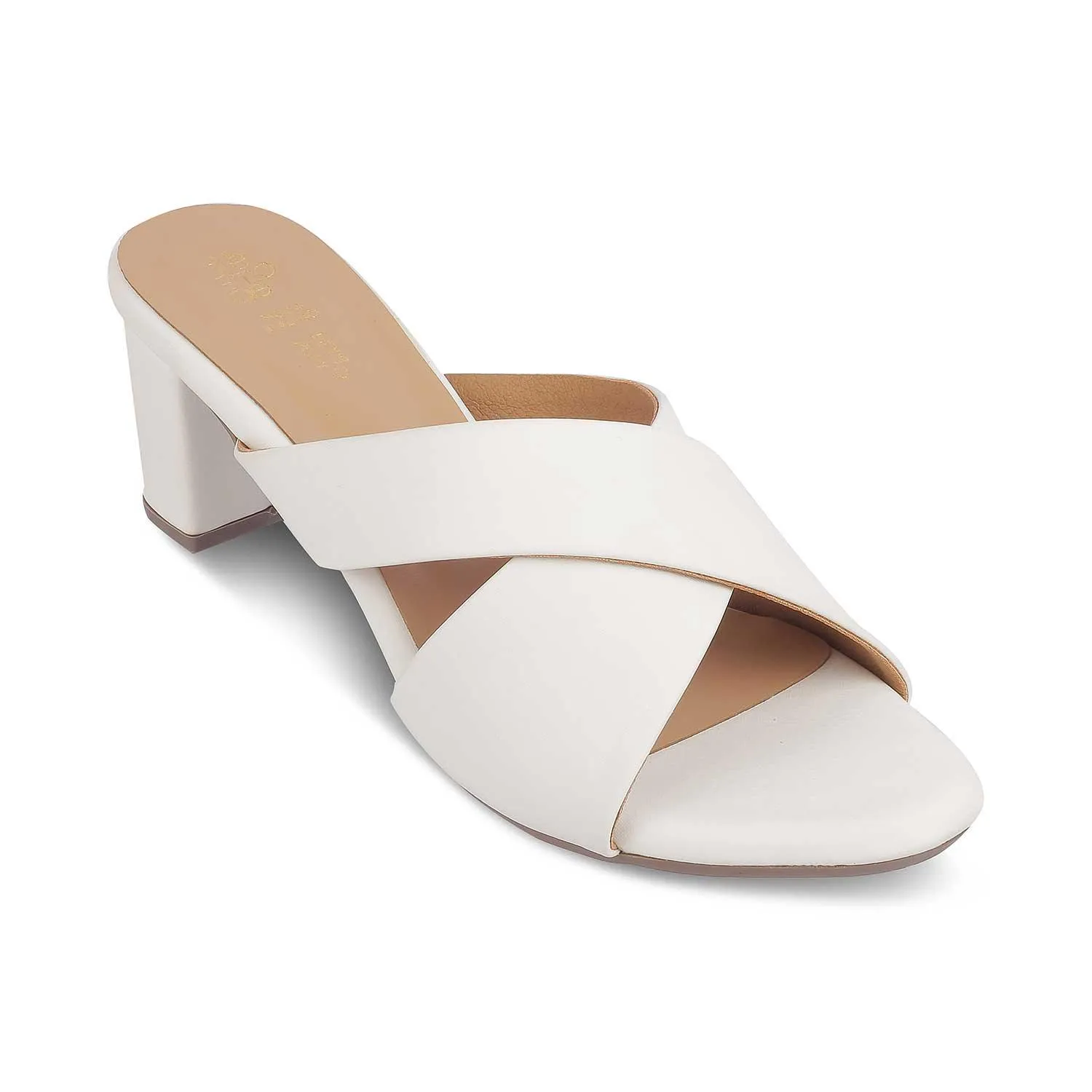 Boc Sandals The Lisburn White Women's Dress Block Heel Sandals Tresmode