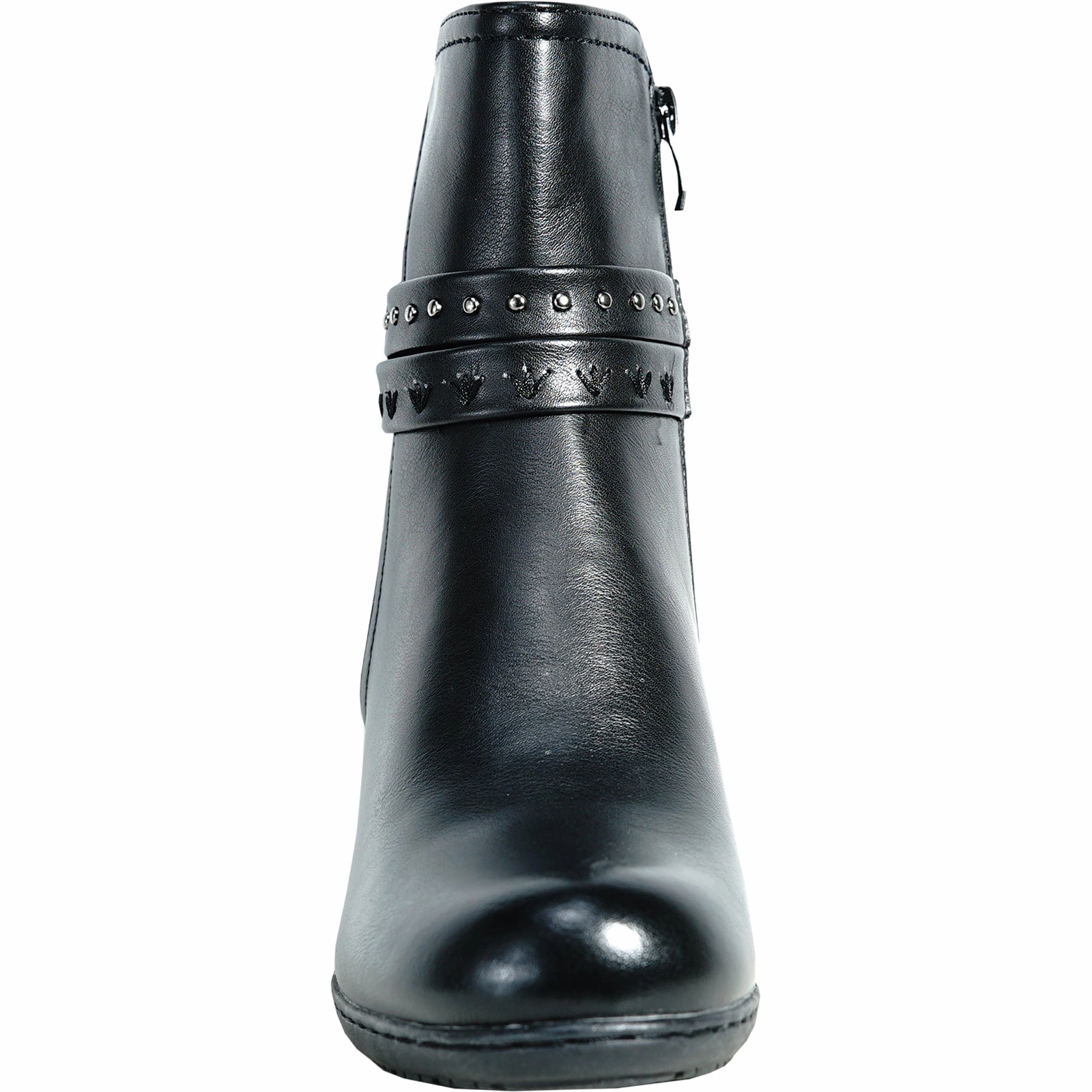 Boots Riding Horse VANGELO Women Boot HF5428 Ankle Dress Boot Black