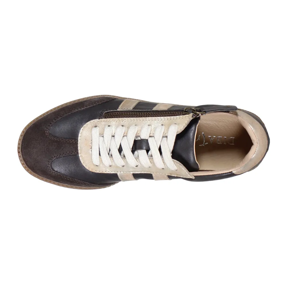 To Paz Metallic Lace Up Sneakers Casual Shoes To Style With A Suit