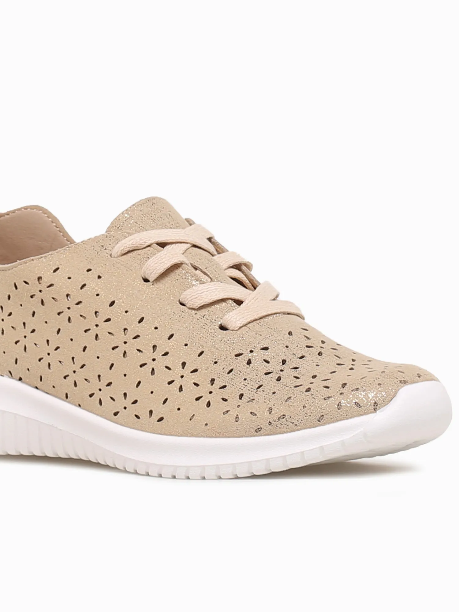 Blazer Low Suede Premium Casual Shoes Venus Gold Metallic